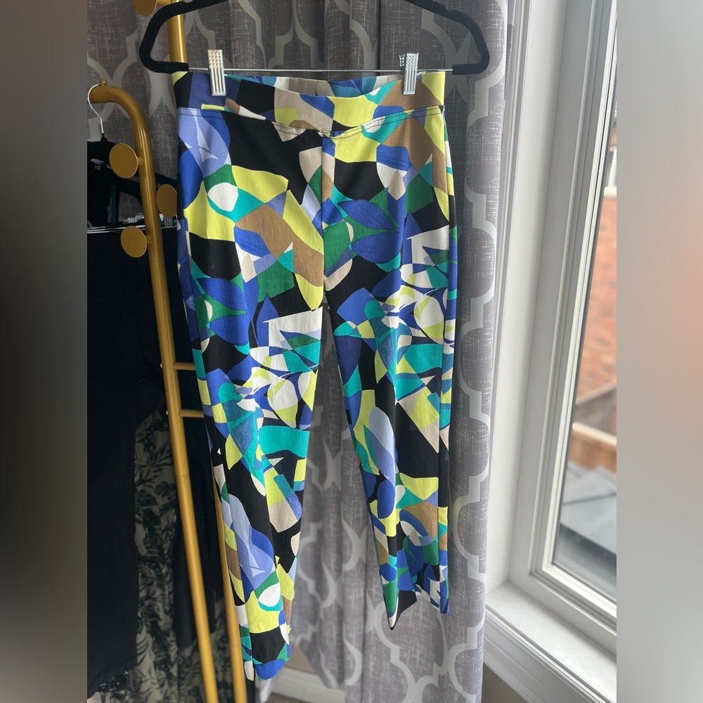 🆕 Joseph Ribkoff Multicolor Abstract Pants